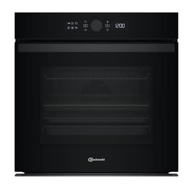 Bauknecht BBI4S8HM1SK Einbau-Heißluftbackofen/ 60 cm, 73 l/Multi-Level-Kochen/AirFry-Funktion/PowerHeißluft/High-Temperature Pizzafunktion/Dynamic Intelligence/Active Multiflow