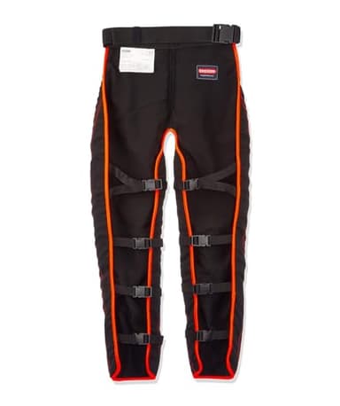 Oregon Schnittsschutzhose Herren, 575780 Universal Typ A Sicherheits-Leggings für Kettensäge (nur Vorderschutz)., Schwarz,