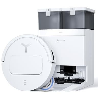 ECOVACS DEEBOT T50 PRO Omni Gen2 Saugroboter mit Wischfunktion, Ausfahrende Seitenbürste und Wischmopp, 21.000 Pa, Auto Zugabe von Reinigungslösung, Moppwäsche mit 75°C heißem Wasser, Ultradünn 81 mm