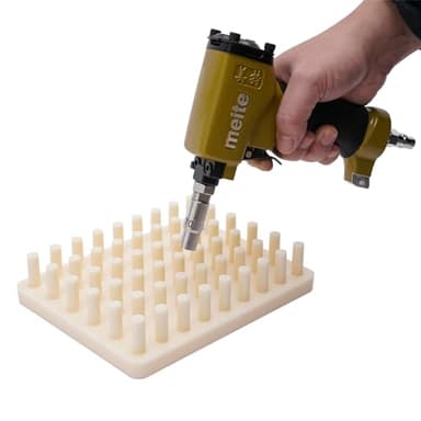 Loobiiny Pneumatischer Nagelpistole,Druckluft Nagler Tacker,54 NäGel (Nicht Inbegriffen),PistolennäGel,Nagelentferner Nagelabzieher