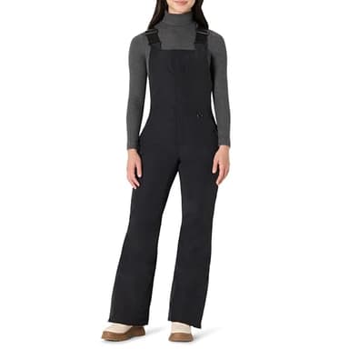 Amazon Essentials Damen Regular Fit: Wasserabweisender, gefütterter Skioverall, Schwarz, L