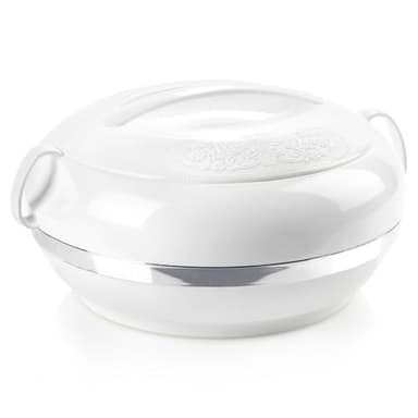 orion group - Thermo Suppenterrine 3,5 L - Thermoschüssel - Thermobehälter für Mittagessen DELUXE aus Edelstahl und Kunststoff