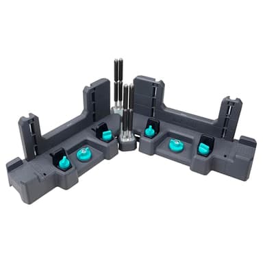 wolfcraft Schmiege und Gehrungsschneidlade PRO - 6956000-2-in-1 Gehrungslade zum Schneiden von bis zu 120 mm hohen Fußleisten & Sockelleisten und Ausmessen von Raumwinkeln