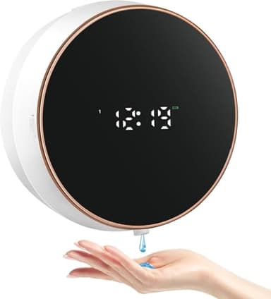 Seifenspender Automatisch Wandbefestigung Mit Sensor No Touch Soap Dispenser Automatic Elektrische Kunststoff Seifenspender FüR Bad,KüChe,BüRo Weiß