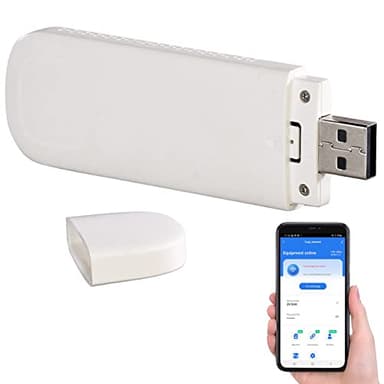 simvalley MOBILE LTE Stick: 4G/LTE-Surfstick, bis 150 Mbit/s, für bis zu 8 Nutzer, App-Verwaltung (WLAN Stick mit SIM Karte, Hotspot, Mobiles Internet)