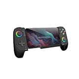 Mars Gaming MGPX, Bluetooth 5.0 Gamepad 2in1, RGB Neon, Dual Vibration und Turbo-Funktion, Smartphone-Halterung bis zu 6.8", Controller Kompatibilität PC, Android, iOS und Konsolen, USB-C, Schwarz