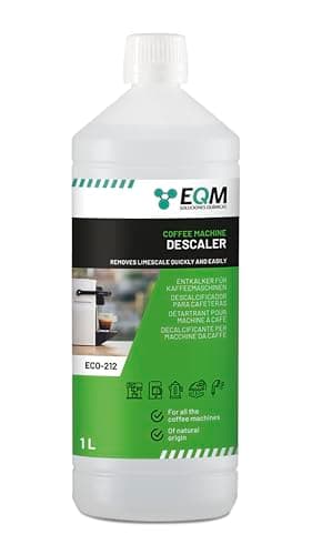 EQM - ECO- 212 - Entkalker für Kaffeemaschinen & Kaffeevollautomaten - 1L - Universal Kalklöser - 100% natürlicher Ursprung - Geeignet für alle Marken