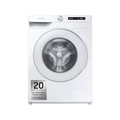 Samsung Waschmaschine AI Control mit Öko-Waschanlage WW12T504DTW/S3, freistehend, 12 kg, 1400 U/min, Klasse A, WiFi, Dampf, Frontlader, 60 x 85 x 65 cm