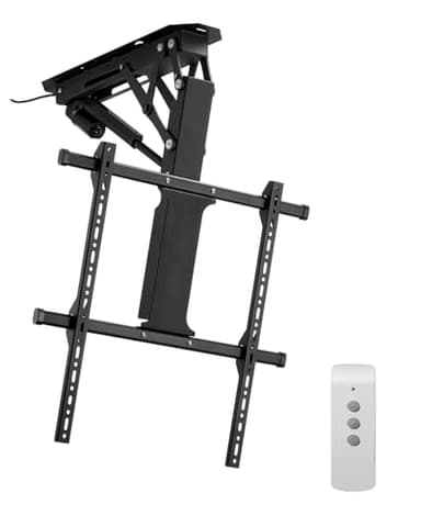 VEVOR motorisierte TV Deckenhalterung Halterung für 813 bis 1651 mm Fernseher, elektrischer Verstellbarer herunterklappbarer Ständer mit max. VESA 60 x 60 cm, passend für Fernseher bis zu 40 kg