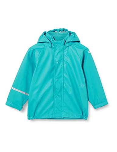 CareTec Unisex Kinder Rain Jacket - Pu W/O Fleece Regenjacke, Turquoise (968), 128 EU