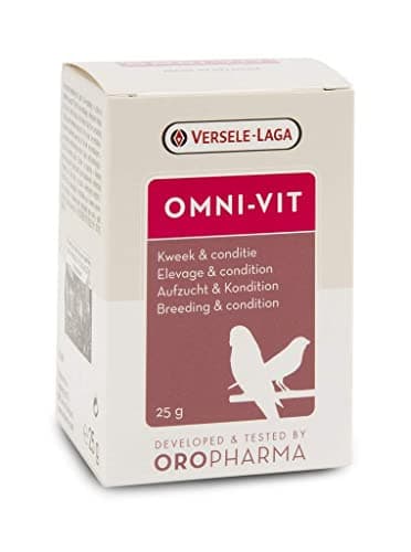 Versele-Laga Oropharma Omni-VIT | 25 g | Multivitaminpräparat für Vögel | Kann die Zucht und optimale Kondition unterstützen | Mit Vitaminen, Aminosäuren und Spurenelementen