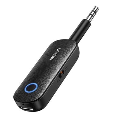 UGREEN Bluetooth Sender und Empfänger für Kopfhörer 3,5 mm Bluetooth Transmitter AUX Audio Adapter für Bordfernsehen, Autoradio und Heimstereoanlage