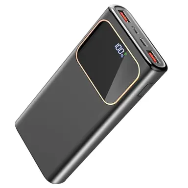 Coucur Power Bank, 2025 Powerbank 20000mAh mit 22,5W Schnellladefunktion USB C Input & Output, PD 3.0 QC 4.0 Externer Handyakkus, Powerbank Klein Kompatibel mit iPhone 11 12 13 14 15 16 17 Samsung