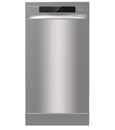 Gorenje GS 541D10 X Freistehender Geschirrspüler / SuperSilent / 11 Maßgedecke / 5 Programme / Programmanzeige / TotalDry / Silber, 45 cm breit