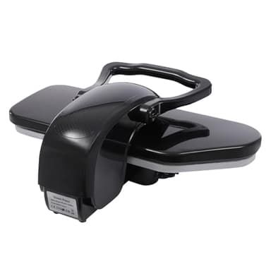 Dampfbügelpresse Bügelmaschine Bügeln Steamer Dampfbügler mit Touchscreen für Zuhause Bügelstation mit 2200W Leistung 1L Wassertank für Nylon Seide Wolle Baumwolle Leinen Bügeln (Schwarz)