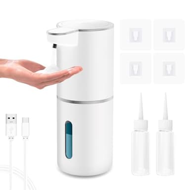 TAVADA Seifenspender Automatisch,Automatic Soap Dispenser,Küchenseifenspender, USB, wiederaufladba