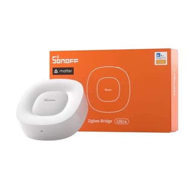 SONOFF ZBBridge-U Zigbee Gateway,Smart home Matter Hub,Unterstützt ZigBee-,WLAN und Ethernet Verbindung,Zigee 3.0 Bridge für Alarmanlage,kompatibel mit Google Home, SmartThings, Home Assistant.