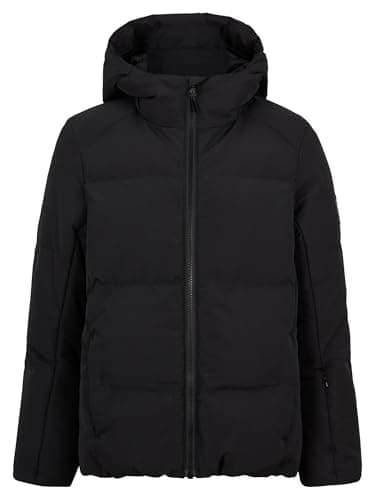 Ziener Jungen AWAR-Z Ski-Jacke/Winterjacke | warm, atmungsaktiv, wasserdicht, black, 152