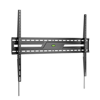 Superior Electronics - Feste TV-Wandhalterung für Fernseher von 60„ bis 100“ (Extra Slim) - VESA-kompatibel bis zu 900x600 - Schwarz mit mitgelieferter Wasserwaage - SUPSTV007
