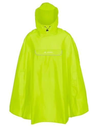 VAUDE Valdipino Rad-Regenponcho - Leicht, Wasserdicht & Umweltfreundlich | Bluesign®-zertifiziert | mit Eco Finish | Integrierte Tasche Green Shape-Label