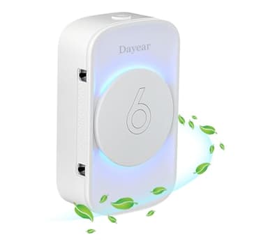 Luftreiniger, Air Purifier IonizerGenerator, Dayear Plug in Negativ Ionen Luftreiniger für Büro, Zimmer, Badezimmer, Rauch, Haustiere, Geruch,Geruch säubern/3 Led Licht Modi/1Pcs