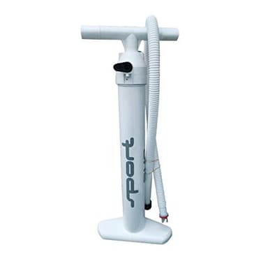 SUPwave SUPER Dual-Zylinder Doppelhub Handpumpe bis 29 PSI, SUP Hand Pumpe, Hochdruck Doppelhubpumpe, Luftpumpe