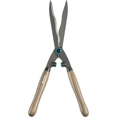 Gardena Heckenschere NatureCut: Robuste Gartenschere zum Schneiden von Hecken und dickeren Ästen, 23 cm, antihaftbeschichtete Messer, ergonomische Holzgriffe (12300-20)