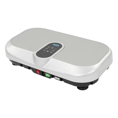 Vibrationsplatte 4D,einstellbare Temperatur 45-60°C,LED-Display,max 150kg,9 modi und 120 Stufen,Rüttelplatte Sport mit Fernbedienung,Heizfunktion,Bluetooth,Vibrationsplattform für Ganzkörpertraining