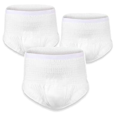 Sensalou Inkontinenz Windeln Pants Erwachsene Test Proben einzeln - Männer Frauen (M-L-XL)