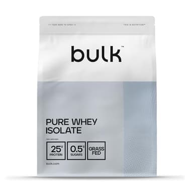 Bulk Pure Whey Isolate 90 | Vanille | 25gtein Portion | Ultra-gefiltertes Molkenisolat | Wenig Zucker | Wenig Fett | Schnelle Aufnahme | Unterstützt den Muskelerhalt | 500g |teinshake