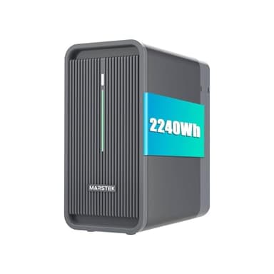 2025 Updated Balkonkraftwerk mit Speicher B2500 0% VAT, Marstek 2240Wh LiFePO4 Akku 6000 Ladezyklen, 1600W Max. 1600W PV-Eingang & 800W Ausgang Erweiterbar auf 8960Wh, IP65 wasserdicht & staubfest