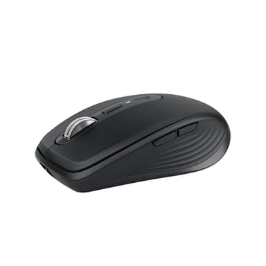 Logitech MX Anywhere 3S Compact Kabellose Maus, Fast Scrolling, 8K DPI Any-Surface Tracking, Quiet Clicks, Programmierbare Tasten, USB C, Bluetooth, Windows PC, Linux, Chrome, Mac - Graphit