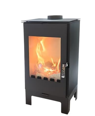 Verso Ina L: Leistungsstarker 7.5kW Holzofen, Kaminofen für effizientes Heizen, robust und stilvoll
