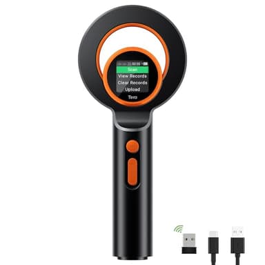 Tera Pet Mikrochip Lesegerät Scanner: Großes TFT-Display Wiederaufladbare 1800mAh Batterie RFID Tragbarer Tierchip ID Wiederaufladbarer Pet Katze Tag Scanner für ISO 11784/11785 FDX-B EMID H02
