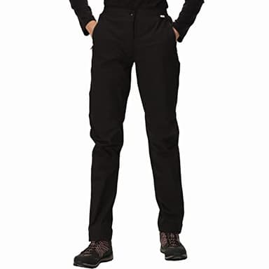 Regatta Damen Women's Highton Waterproof Overtrousers, Black, M