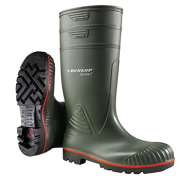 Dunlop Protective Footwear, A442631, Acifort Heavy Duty Full Safety, Grün Foncé/Rouge, Größe 41 EU