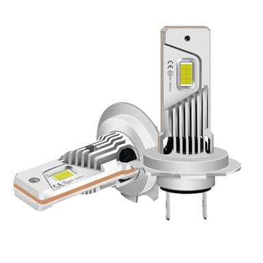 LUDUN H7 Lampe Auto 12V 60W – Halogen Scheinwerfer 6000K Extra Helle & Langlebige Auto Birne mit StVZO Zulassung – Perfekt für Abblendlicht und Fernlicht – 2 Stück