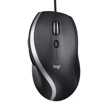 Logitech M500s Kabelgebundene Maus mit fortschrittlicher hyperschneller Scroll- und Kippfunktion, anpassbaren Tasten, hochpräziser Abtastung mit DPI-Schalter, USB-Plug&Play - Grau