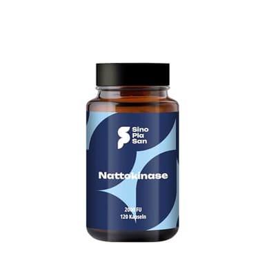 Nattokinase 100mg pro Kapsel 20.000 FU | vegan | ohne Vitamin K1 & K2 | ohne mikrokristalline Cellulose & Magnesiumstearat | 120 Kapseln