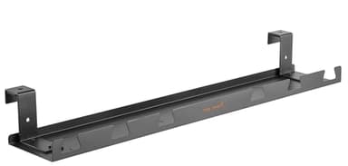 My Wall Schreibtisch-Kabelmanagement HZ47L - einfache Tischmontage, Schrauben oder einhängen, 590 mm Länge,131 mm Breite, 5 kg Belastbarkeit, Kabelführung für Schreibtische, Untertisch Montage