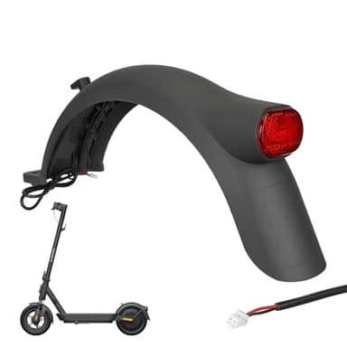 ulip Hinterer Kotflügel Electric Scooter Xiaomi 5 Plus Hinterer Kotflügel Ersatz Set Kompatibel für Xiaomi 5 Plus Essential Zubehör Mit Haken und Rücklicht