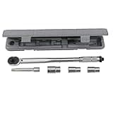 Petex 44710000 Drehmomentschlüssel 40-210 Nm, inkl. 3 Stecknüsse 17/19/21 mm 1 Verlängerung