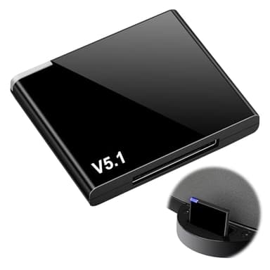 30-poliger Bluetooth-Adapter, kompatibel mit iPod/iPhone 5.1 Bluetooth-Empfänger, kompatibel mit Bose Sounddock Lautsprechern, Audio-Receiver, kabellos, tragbarer Audio-Musikempfänger