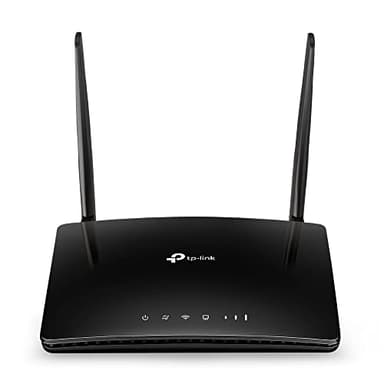 TP-Link TL-MR6400 LTE Router, 4G Router unterstützt SIM Karten, 4G Cat4 bis zu 150 Mbit/s, WLAN 2.4GHz N300, 4X 100 Mbps Ports, Plug and Play, bis zu 32 Geräte, Kindersicherung, Gast-Netzwerk