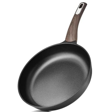 SENSARTE Antihaft Bratpfanne Skillet 24cm Antihaft-Eierpfanne Omelette Pfannen, Gesunde Küche Kochen Chef's Pan, frei von absichtlich hinzugefügt PFOA/PFOS, Induktion kompatibel, Schwarz