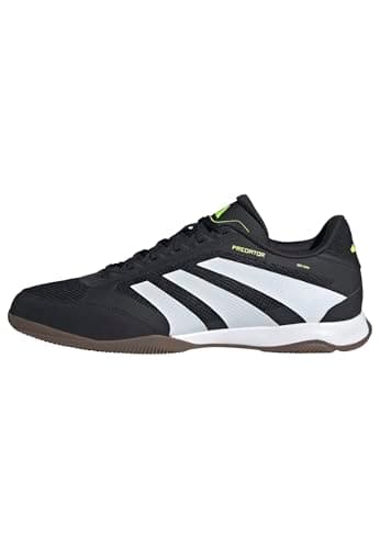 Adidas Unisex Predator League Indoor Football Boots, Core Black/Cloud White/Lucid Lemon, 42 2/3 EU