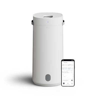Blueair 2-in-1 Reinigen + Befeuchten: Luftreiniger und Luftbefeuchter mit HEPASilent und 360° InvisibleMist Technologie, Top Pour - deckt 79 m² in 30 Minuten ab - Perfekt ausgewogene Luft, ein Produkt