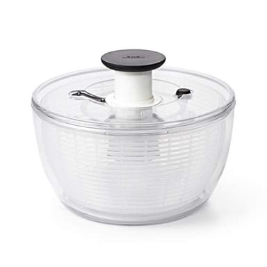 OXO Good Grips Salatschleuder mit Sieb und Deckel – zum Waschen und Trocknen von Salat