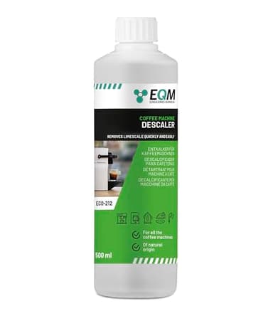 EQM - ECO- 212 - Entkalker für Kaffeemaschinen & Kaffeevollautomaten - 500 ML - Universal Kalklöser - 100% Natürlicher Ursprung - Geeignet für alle Marken