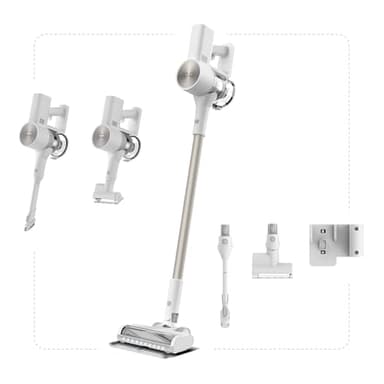 XIAOMI Vacuum Cleaner G20 Staubsauger Kabellos, 25.000PA / 150AW, mit Zyklon-Technologie, beutellos, leistungsstarker Akkusauger für Tierhaare, Auto, Teppich & Hartboden, bis zu 60min Laufzeit